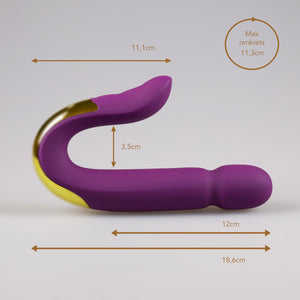 Vibrator - Bella - Diskret och elegant design - mått